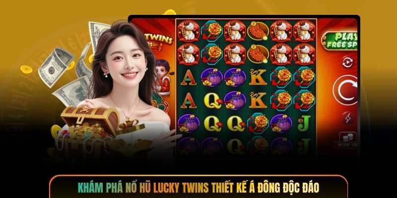 Khám phá nổ hũ lucky twins thiết kế Á Đông độc đáo